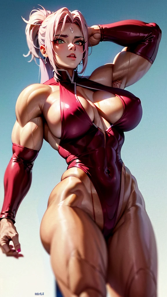 arafed female bodybuilder posing muscular, muscular and terrifying, strong and imposing, feminine and muscular, exaggerated physique, Dark goddess with six arms, exaggeratedly large physique, coxas musclegirls, muscles , mulheres guerreiras musclegirls, muscles maciços, dominant pose, muscles enormes, explodindo com muscles, muscles extremos, musclegirl, coastal, Huge coasts, side-by-side, gazing at viewer, looked at me, side-by-side, flexed arms, Eyes red, ela colocou as hands on breasts, , looking at me, malicious smile,facing me, hands on breasts, extremely tight dress, more muscular, muito musclegirl