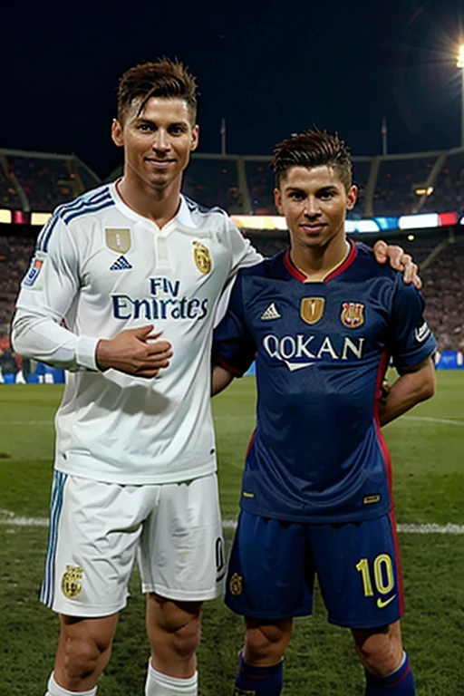 A miraculous picture of Messi and Ronaldo