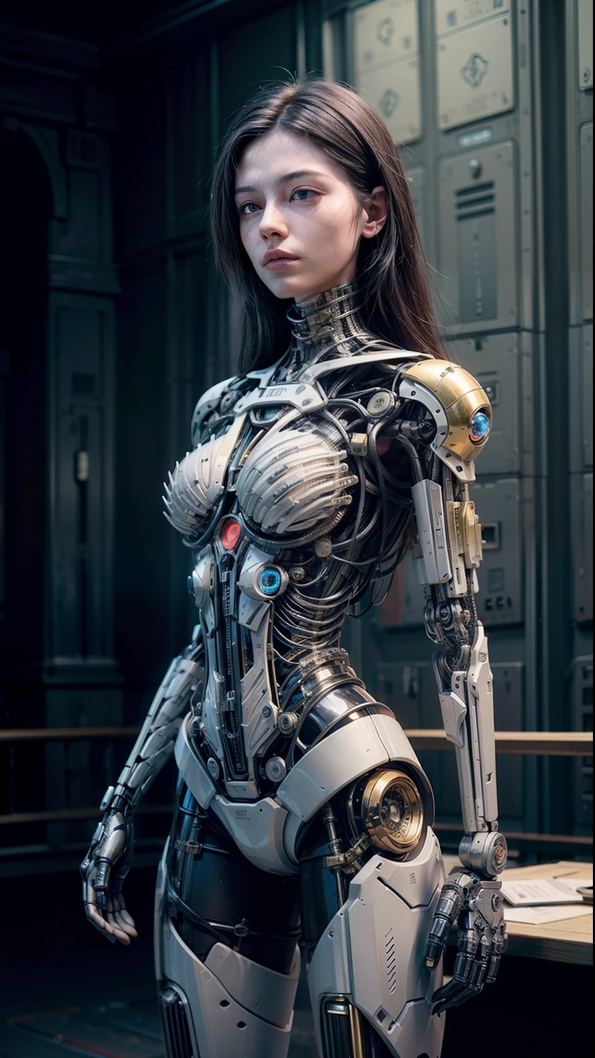 ((Best quality)), ((masterpiece)), (highly detailed:1.3),reelmech,In a future where technology has reached new frontiers, a groundbreaking innovation known as 'Real Mechanical Parts' has emerged. This revolutionary LoRa (Low Orbit Remote Access) technology enables the seamless integration of cybernetic and robotic enhancements onto a model human, resulting in astonishingly detailed and lifelike images that blur the boundaries between man and machine.Enter a world where the line between organic and synthetic beings becomes increasingly indistinguishable. The 'Real Mechanical Parts' technology allows individuals to transcend their biological limitations and embrace a new era of enhanced capabilities. Whether it's the precision and strength of robotic limbs, the computational power of cybernetic implants, or the sensory enhancements that bridge the gap between human and machine, these mechanical augmentations offer unprecedented possibilities.As society grapples with the ethical implications and societal impact of this groundbreaking technology, a myriad of stories unfold. The narrative delves into the personal journeys of those who choose to undergo the transformation, exploring their motivations, aspirations, and the profound consequences of merging with technology. The images produced through 'Real Mechanical Parts' capture the intricate details and nuances of these cybernetic enhancements, depicting a fusion of human and machine that challenges traditional notions of identity and existence.Beyond the personal stories, larger themes emerge within this world. Questions arise about the accessibility and affordability of such transformative technology, the divide between those who embrace augmentation and those who remain purely human, and the ever-present debate on the ethical boundaries of human-machine integration. The society depicted in this world grapples with the profound implications of 'Real Mechanical Parts' as it reshapes the fabric of everyday life.In the m