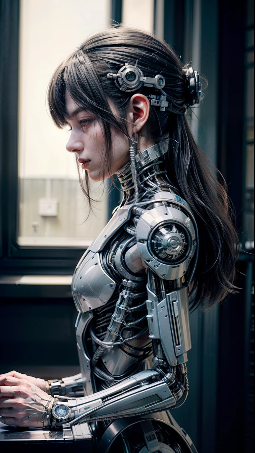 ((Best quality)), ((masterpiece)), (highly detailed:1.3),reelmech,In a future where technology has reached new frontiers, a groundbreaking innovation known as 'Real Mechanical Parts' has emerged. This revolutionary LoRa (Low Orbit Remote Access) technology enables the seamless integration of cybernetic and robotic enhancements onto a model human, resulting in astonishingly detailed and lifelike images that blur the boundaries between man and machine.Enter a world where the line between organic and synthetic beings becomes increasingly indistinguishable. The 'Real Mechanical Parts' technology allows individuals to transcend their biological limitations and embrace a new era of enhanced capabilities. Whether it's the precision and strength of robotic limbs, the computational power of cybernetic implants, or the sensory enhancements that bridge the gap between human and machine, these mechanical augmentations offer unprecedented possibilities.As society grapples with the ethical implications and societal impact of this groundbreaking technology, a myriad of stories unfold. The narrative delves into the personal journeys of those who choose to undergo the transformation, exploring their motivations, aspirations, and the profound consequences of merging with technology. The images produced through 'Real Mechanical Parts' capture the intricate details and nuances of these cybernetic enhancements, depicting a fusion of human and machine that challenges traditional notions of identity and existence.Beyond the personal stories, larger themes emerge within this world. Questions arise about the accessibility and affordability of such transformative technology, the divide between those who embrace augmentation and those who remain purely human, and the ever-present debate on the ethical boundaries of human-machine integration. The society depicted in this world grapples with the profound implications of 'Real Mechanical Parts' as it reshapes the fabric of everyday life.In the m