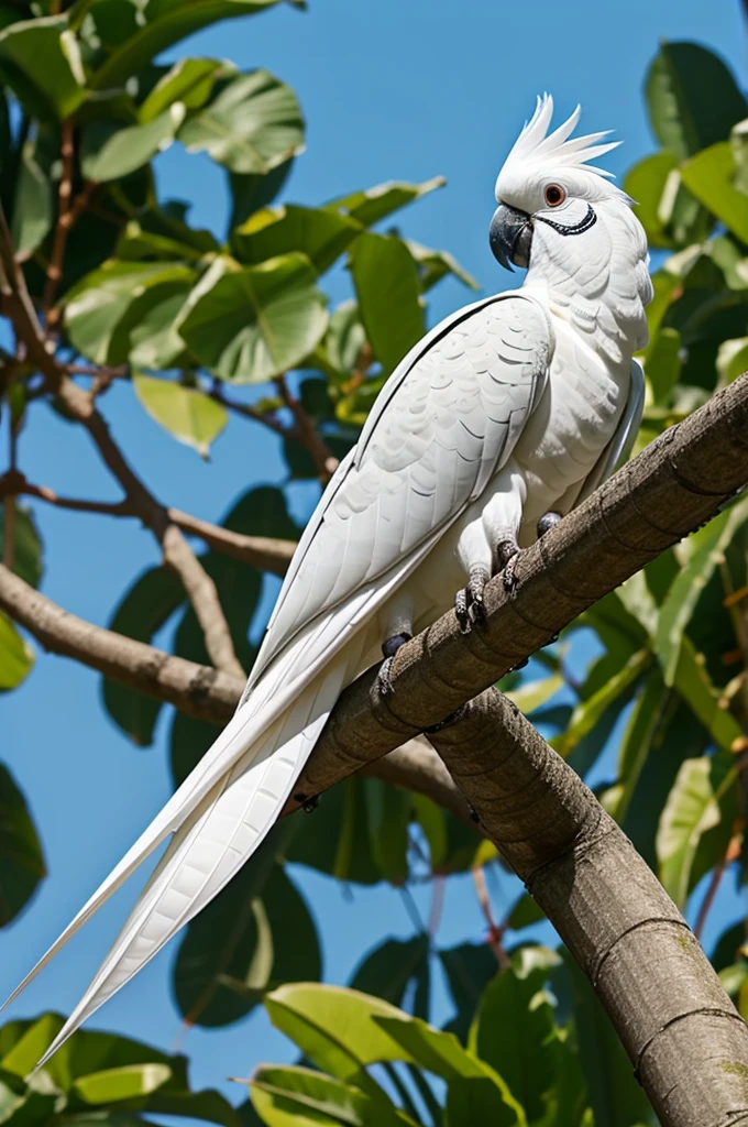 Animated nymph cockatoo