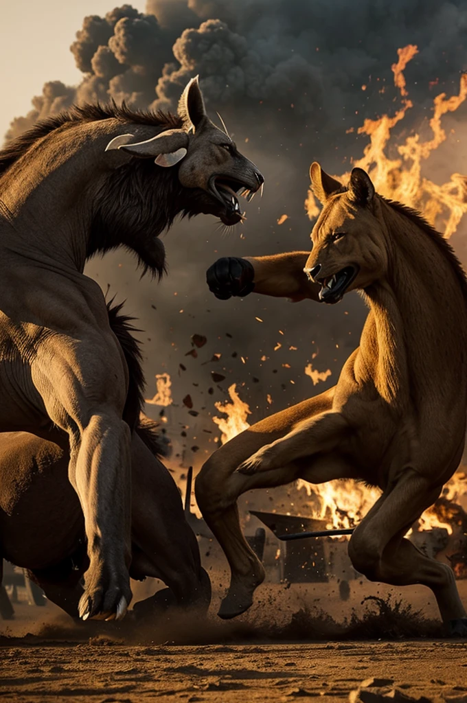 An epic fight