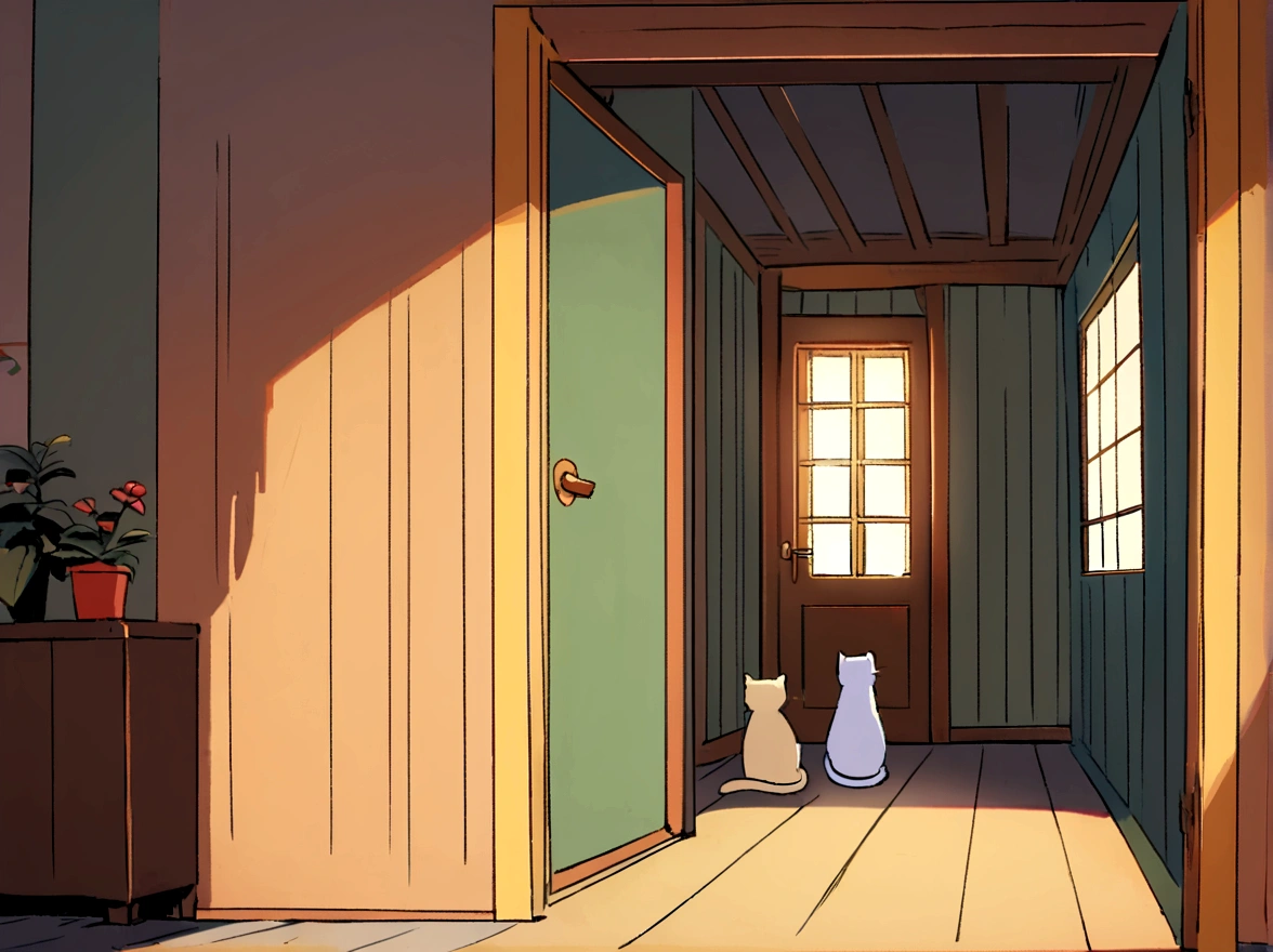 Ghibli、Inside the room、Relaxed cat