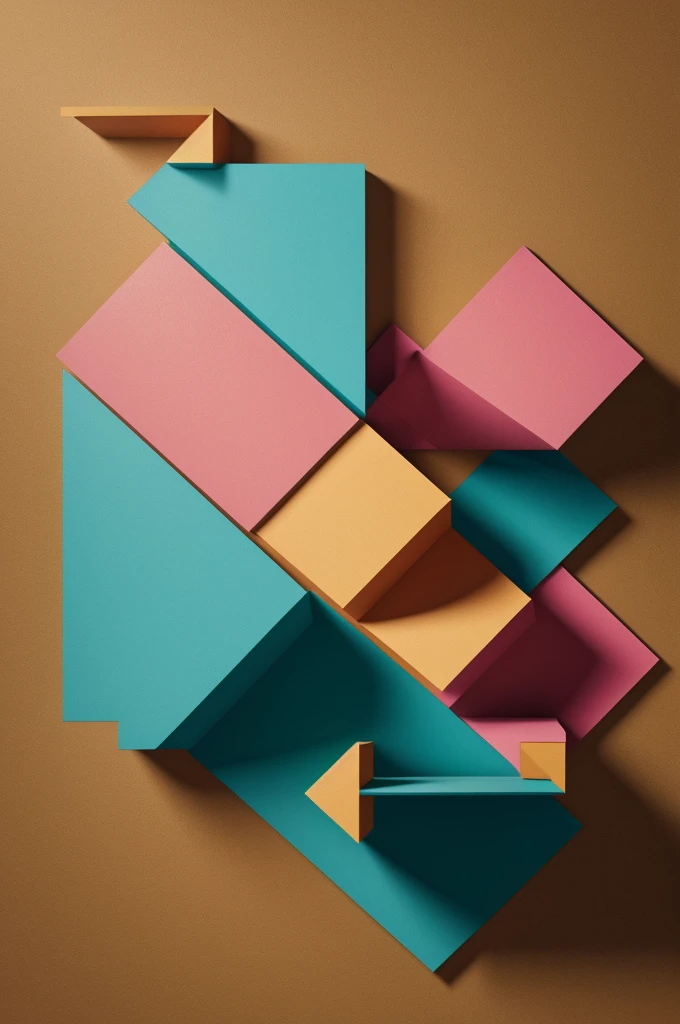 Create an aesthetic background with masculine colors where six supports are visible to highlight objects