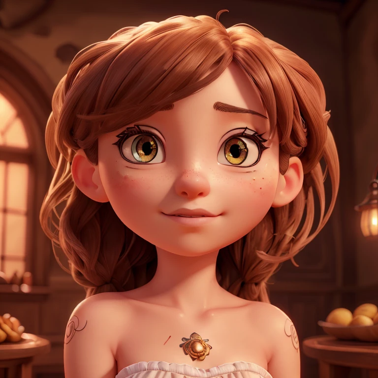 a mimic girl,1girl,beautiful detailed eyes,beautiful detailed lips,extremely detailed eyes and face,long eyelashes,anime style,fantasy,highly detailed,intricate details,digital painting,exquisite,elegant,ethereal,soft lighting,(best quality,8k,highres,masterpiece:1.2),ultra-detailed,(realistic,photorealistic,photo-realistic:1.37),volumetric lighting,cinematic lighting,vivid colors,warm color palette