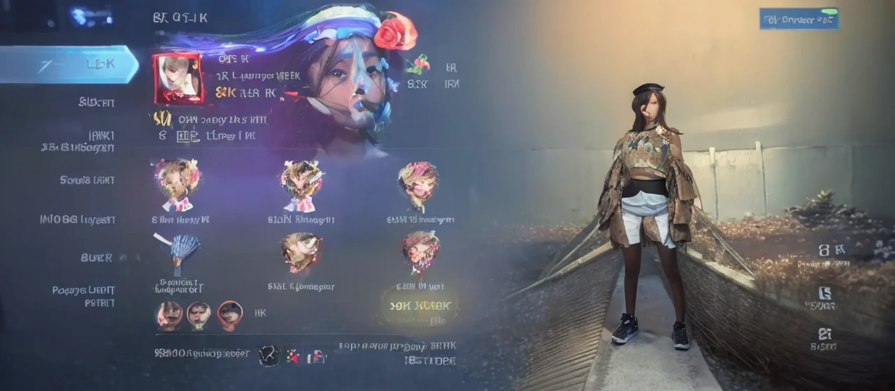 ((Best Quality, 8K, Masterpiece: 1.3)), (Flower Cap: 1.3), Focus: 1.2, Perfect Body Beauty: 1.4, Buttocks: 1.2, (Layered Haircut: 1.2)), (Dark Street: 1.3), Highly Detailed Face and Skin Texture, Full Body, Delicate Eyes, Double Eyelids, Whitened Skin, Long Hair, (Round Face: 1.5), (Loose Crop Top, Shorts: 1.6)