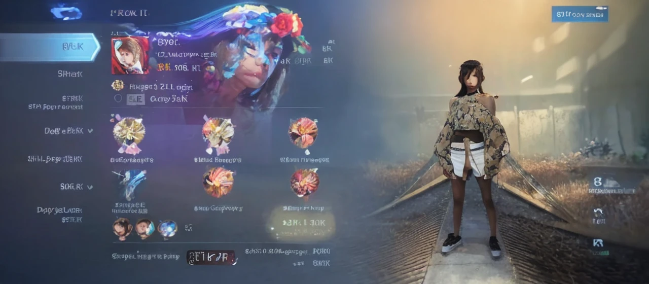 ((Best Quality, 8K, Masterpiece: 1.3)), (Flower Cap: 1.3), Focus: 1.2, Perfect Body Beauty: 1.4, Buttocks: 1.2, (Layered Haircut: 1.2)), (Dark Street: 1.3), Highly Detailed Face and Skin Texture, Full Body, Delicate Eyes, Double Eyelids, Whitened Skin, Long Hair, (Round Face: 1.5), (Loose Crop Top, Shorts: 1.6)