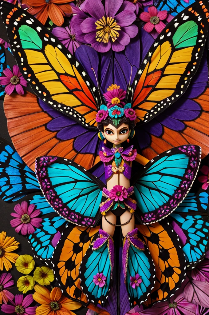 Alebrije with butterfly wings