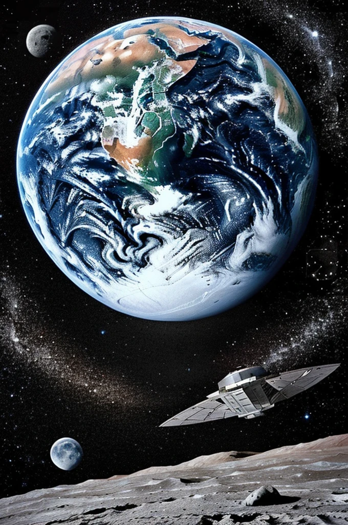 (From the Earth to the moon)(Julio Verne) (drawing)
