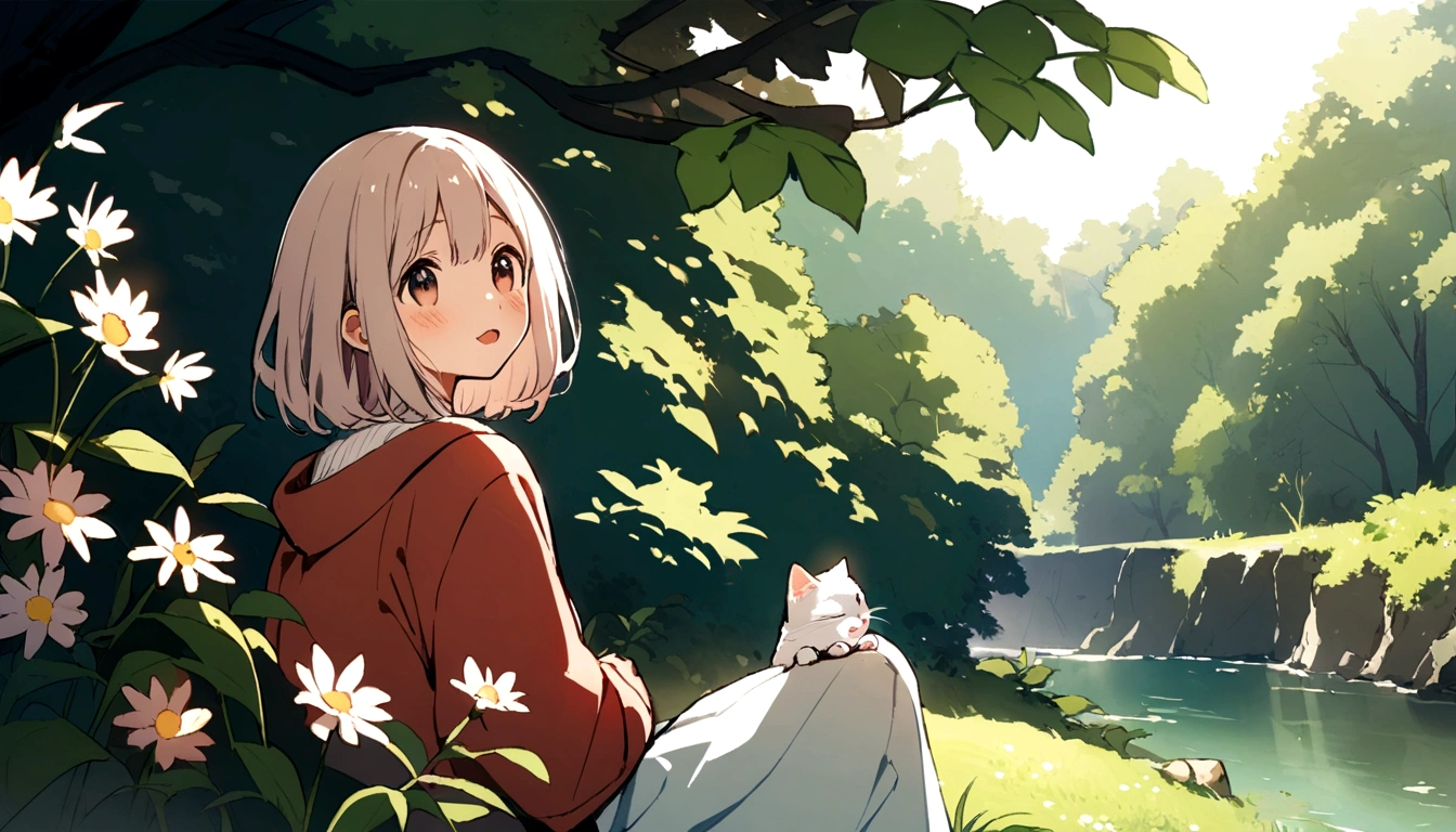 Ghibli、Cat、nature、relax、