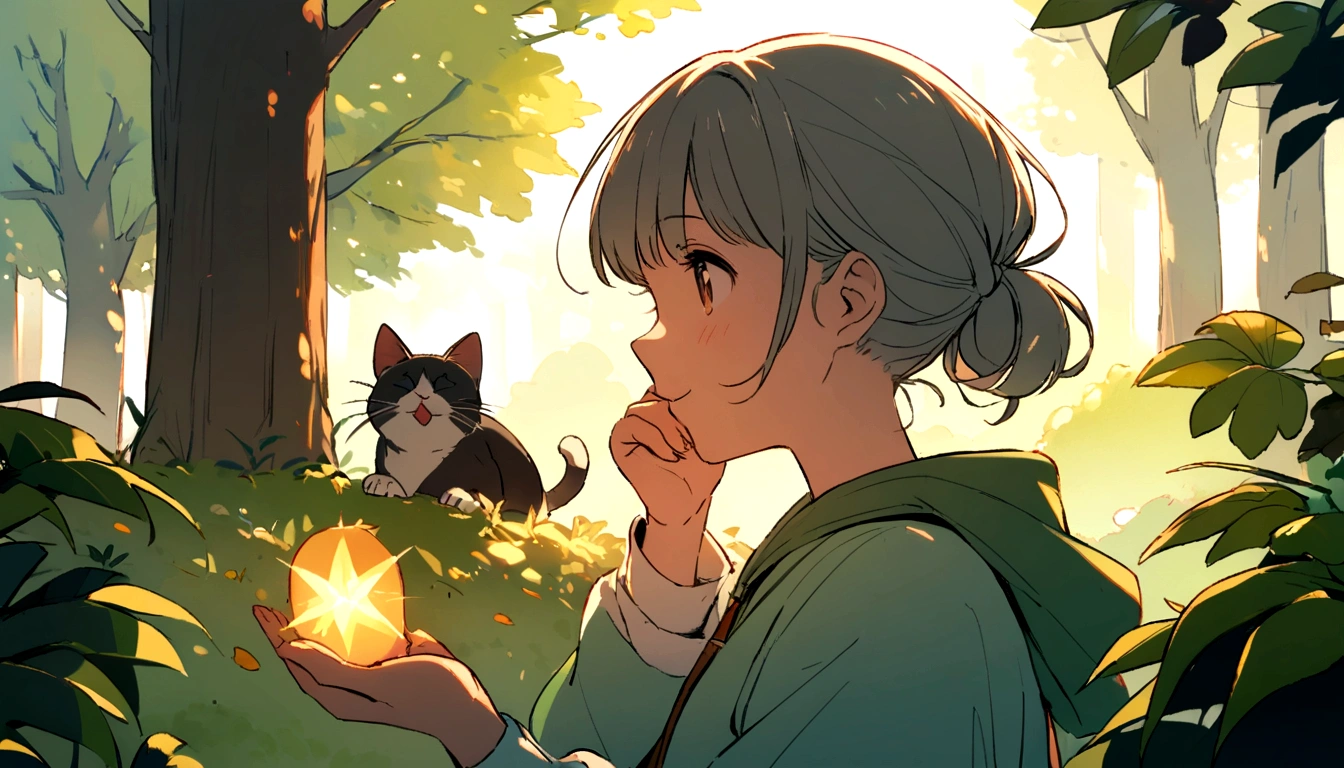 Ghibli、Cat、nature、relax、