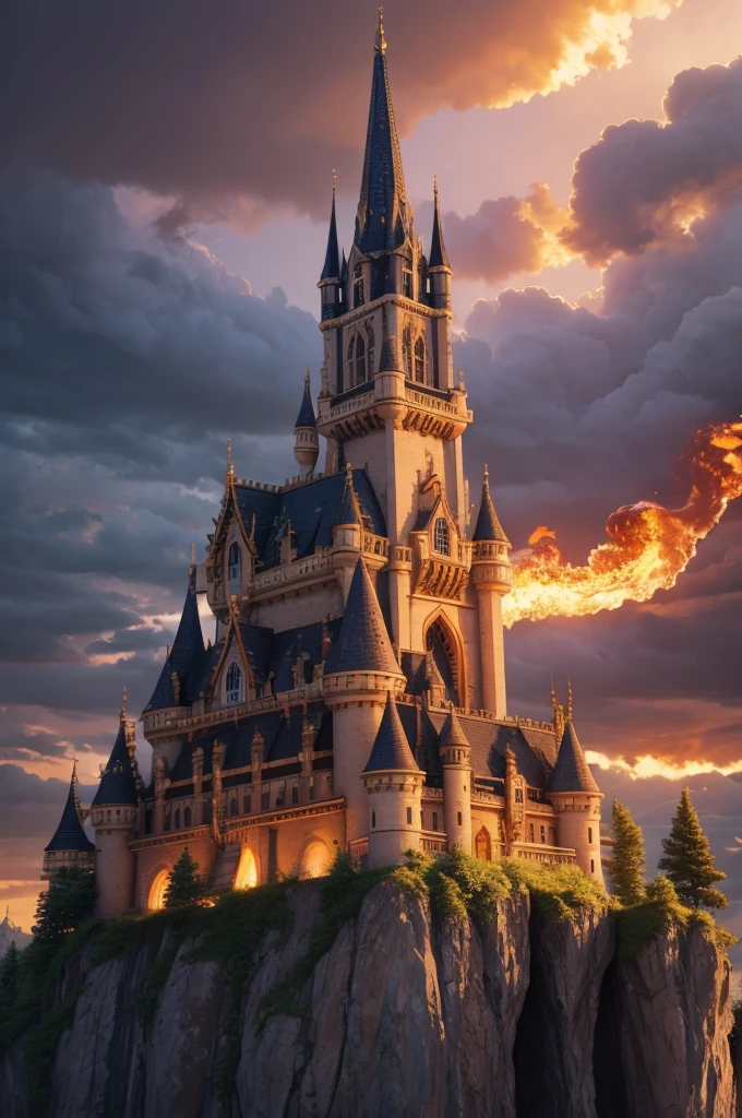 Dragon fire castle