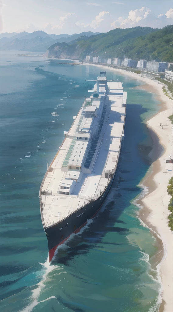 The southern coast of South Korea on a sunny spring day. Introduces players to the calm and serene environment of the port, with the Sewol ferry ready to set sail for Jeju Island.