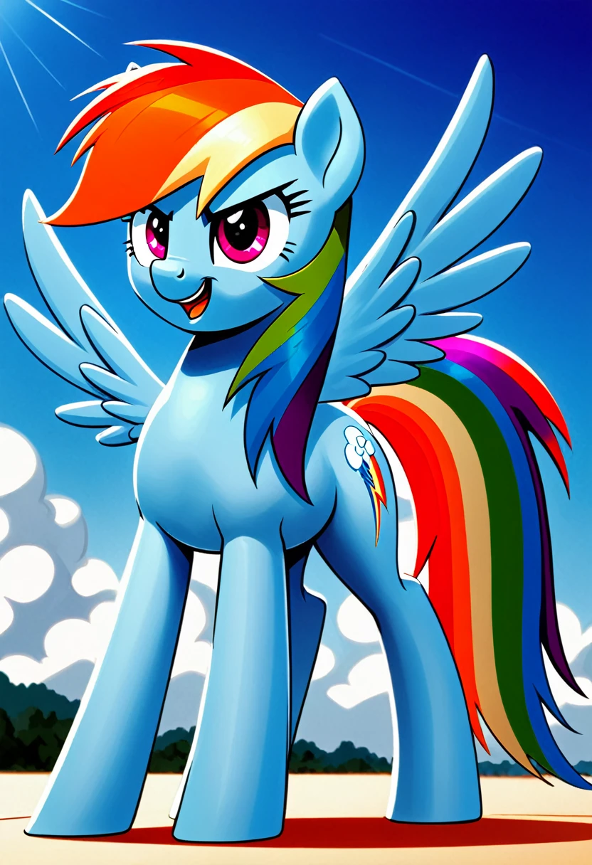 Mlp rainbow dash squid game and green and  red