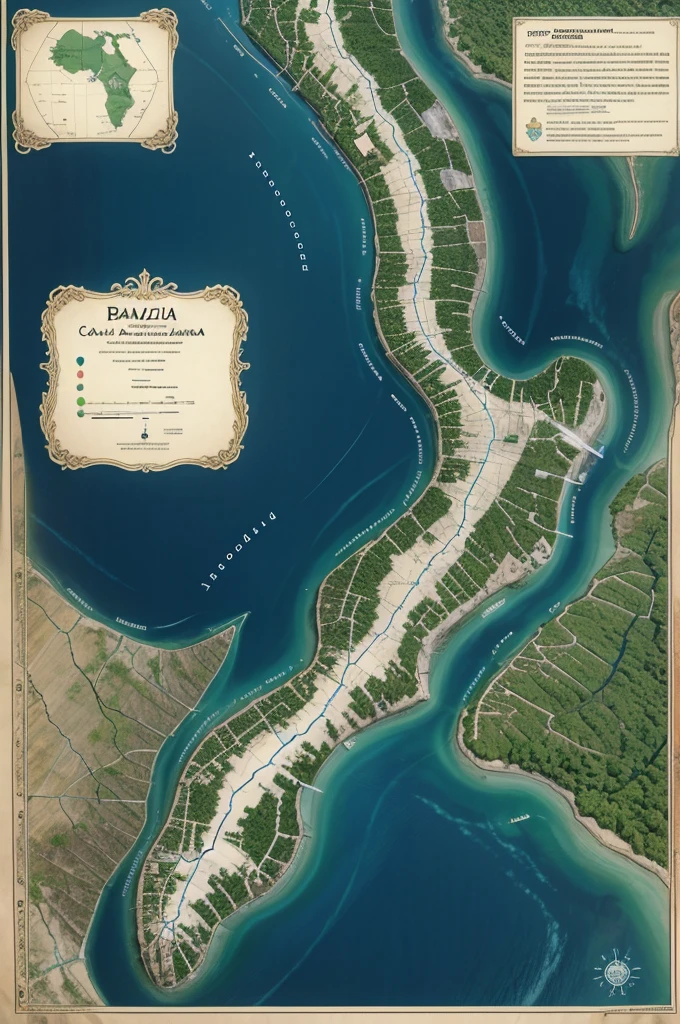 create an image of the Brazilian caatinga map that shows the entire South American continent