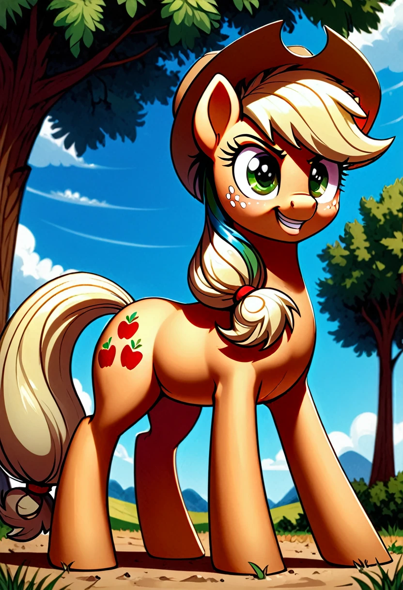 Mlp rainbow dash in and applejack