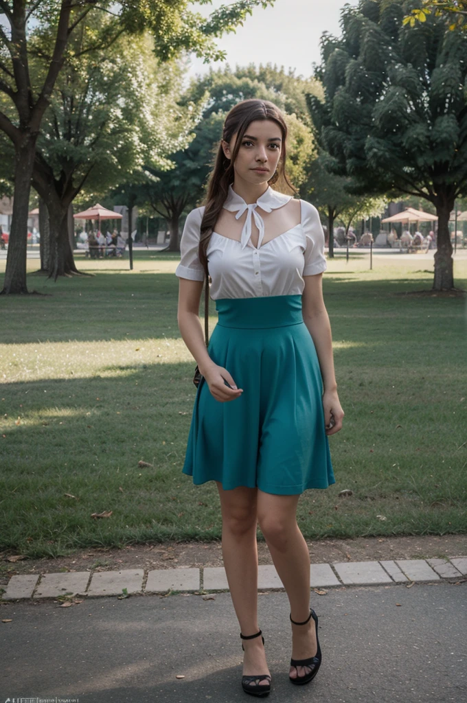 Collieesi, 4K, photorealistic, professional photo, public Park, cosplay