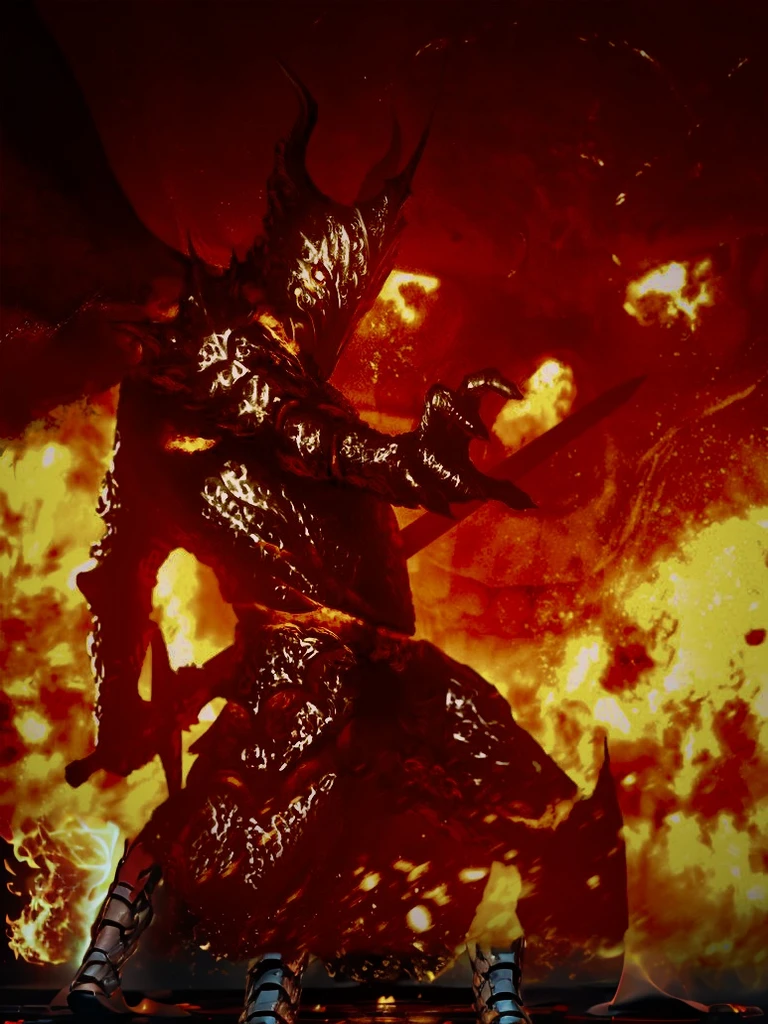 flame man