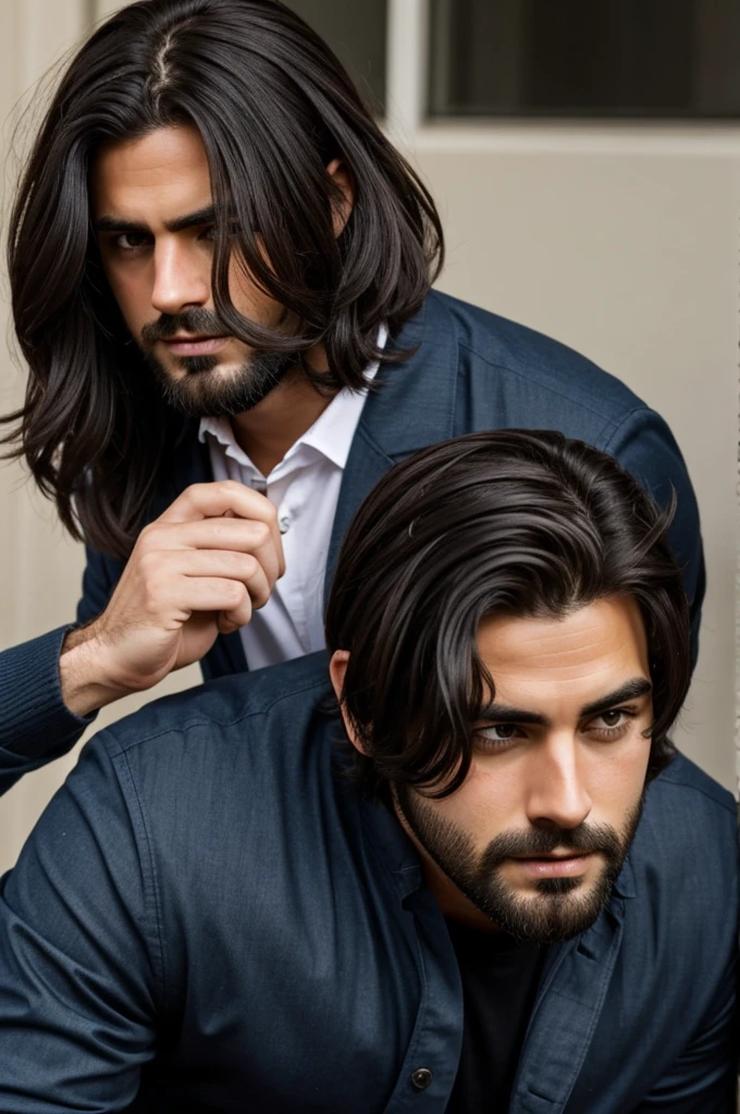 Beta male. Dark hair. Loser.