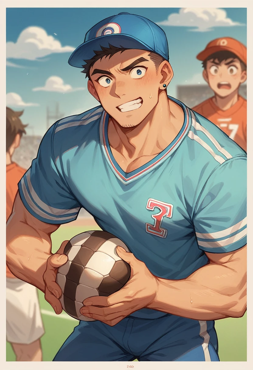 make me an Indonesian football player lift the trophy
