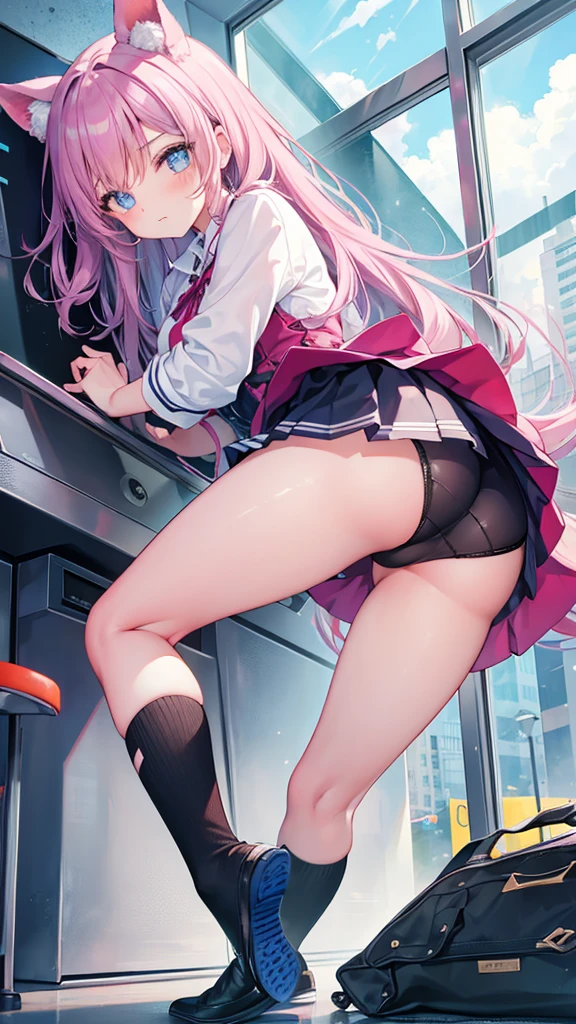 The girl who kicked me、((I collapsed at the girl's feet and ejaculated))、(((penis))), ((eject cum))、(I had a fight with a girl and lost.)、1boy and 1girl, A girl from the Marquis family raises her leg and poses to kick.、Perfect Legs、foot, thighs, breasts, Young face、((High kick girl))、(The girl smiles triumphantly.)、((kicking)), (At the Colosseum)、(footjob), (Angle from below),