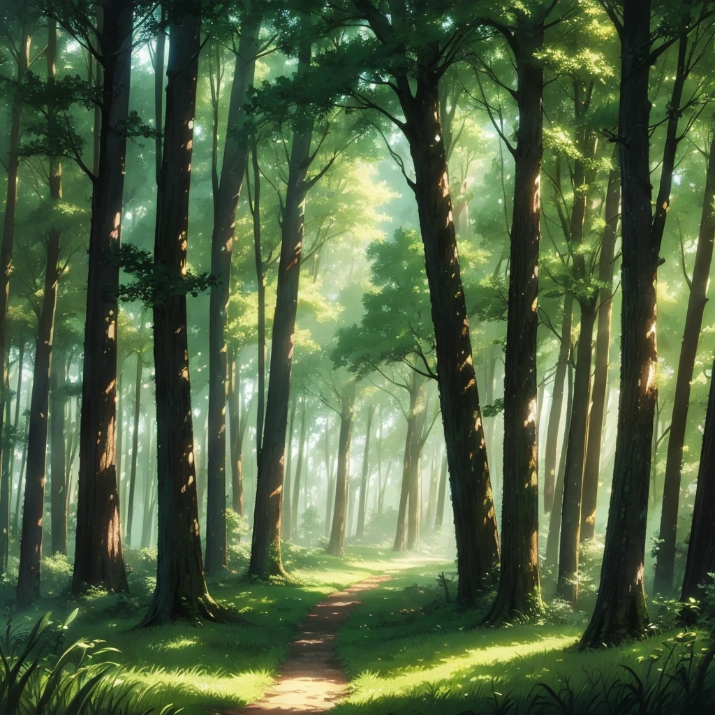 anime, anime, forest, grass, trees, grass, grass, forest, grass, grass, forest, anime lush john 8k woods, background art, forest environment, forest outside, forest drawing elegant, forest clearing, painting of a forest, anime background art, forest clearing landscape, vast forest, forest setting, forest backdrop, verdant forest, environment painting
