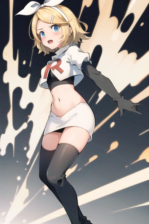 Himiko Toga of the series "My hero", She is naked looking with her characteristic depraved face, Whole body.