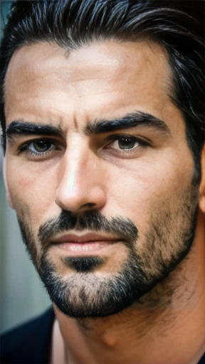 an Italian man focusing on their faces.