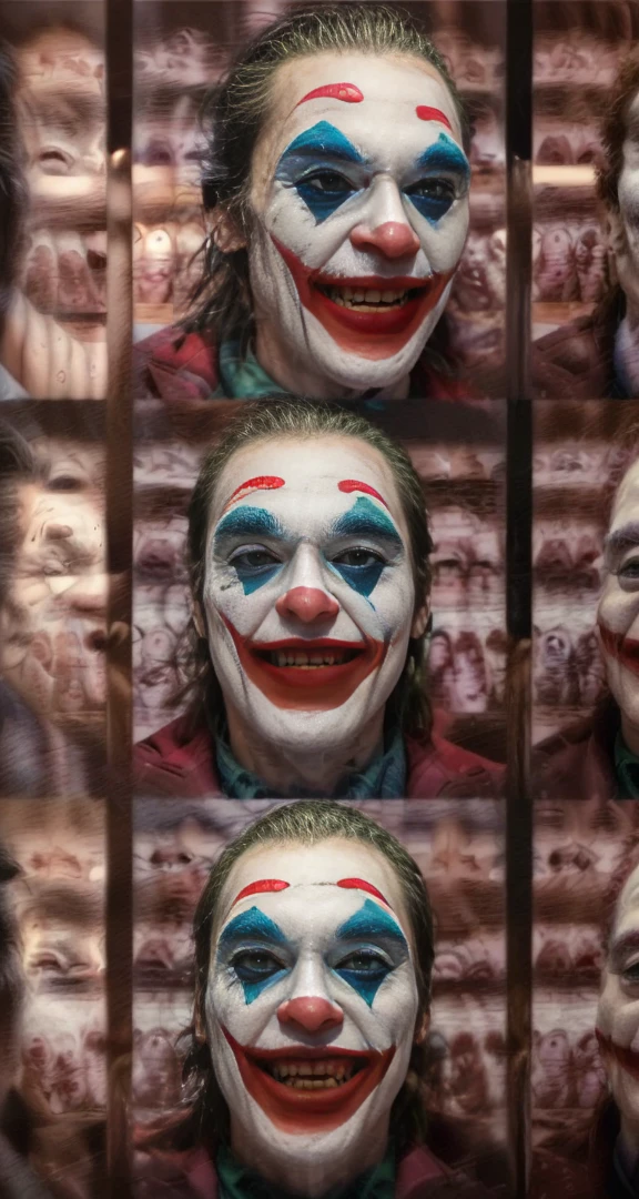 joker face with multiple different expressions, facial expressions, detailed facial expressions, facial expression, full of expressions, detailed facial expression, expressions, micro expressions, realistic facial expression, corrected faces, neutral expressions, happy facial expression, different expression, crazy expression, face variations, happy expression, happy expressions, laughingstock, slightly happy facial expression
