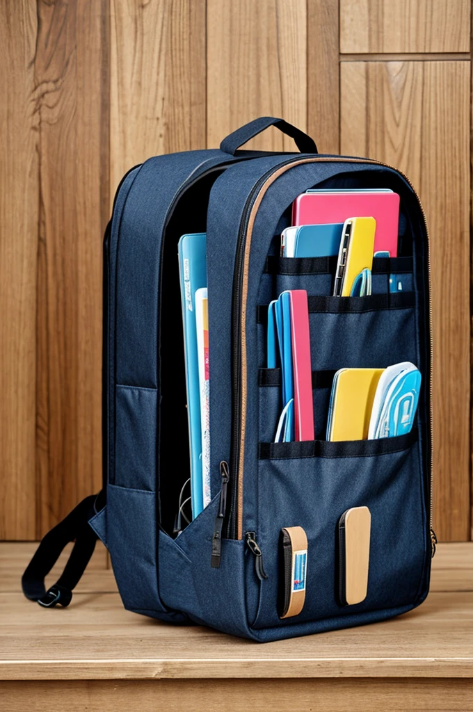 Backpack-shaped organizer