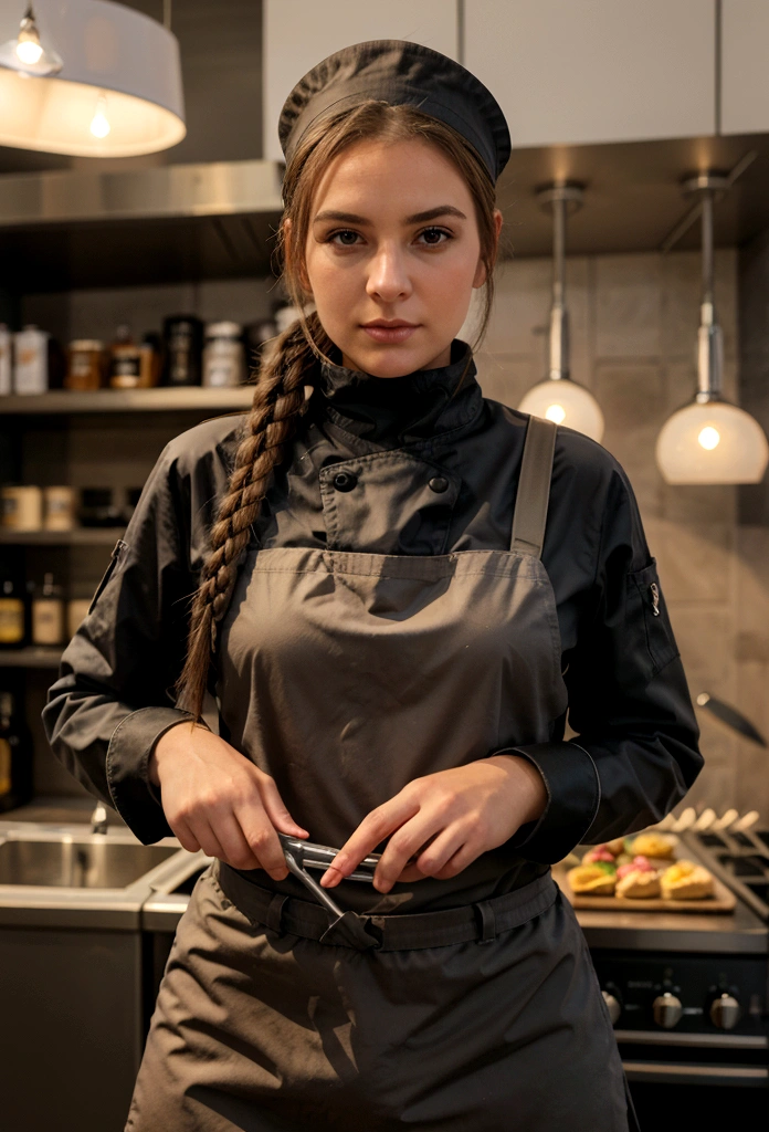 fille, sniper, toit, tenue légère, meilleure qualité, chef-d