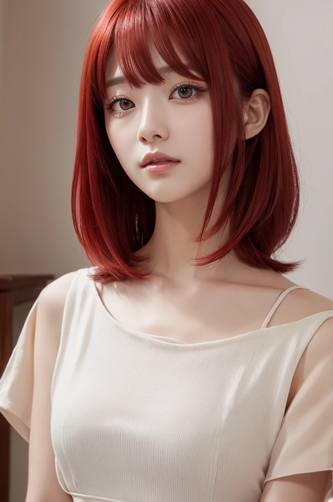 high quality、Red hy look、Shiny Hair
