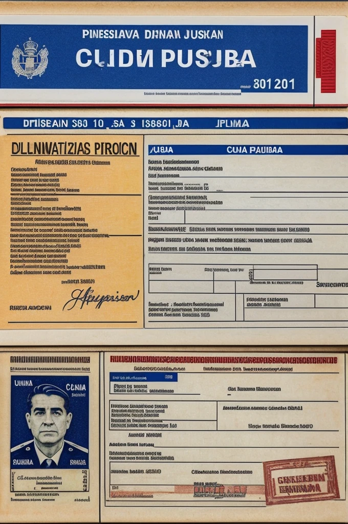Cuban passport stamped by German immigration with entry on May 30 and departure on June 15
