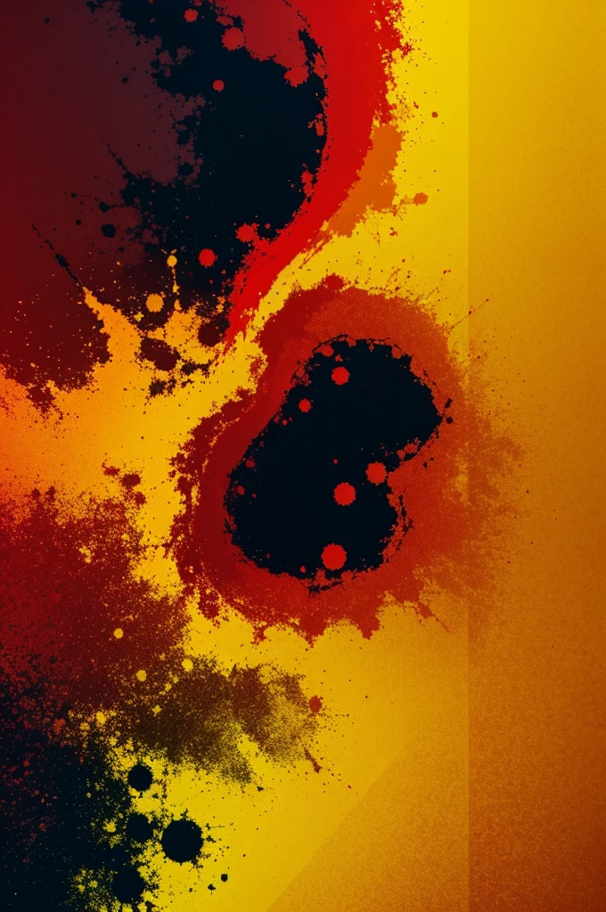 I need you to make an image with the colors scattered yellow and red , that does not have any figure