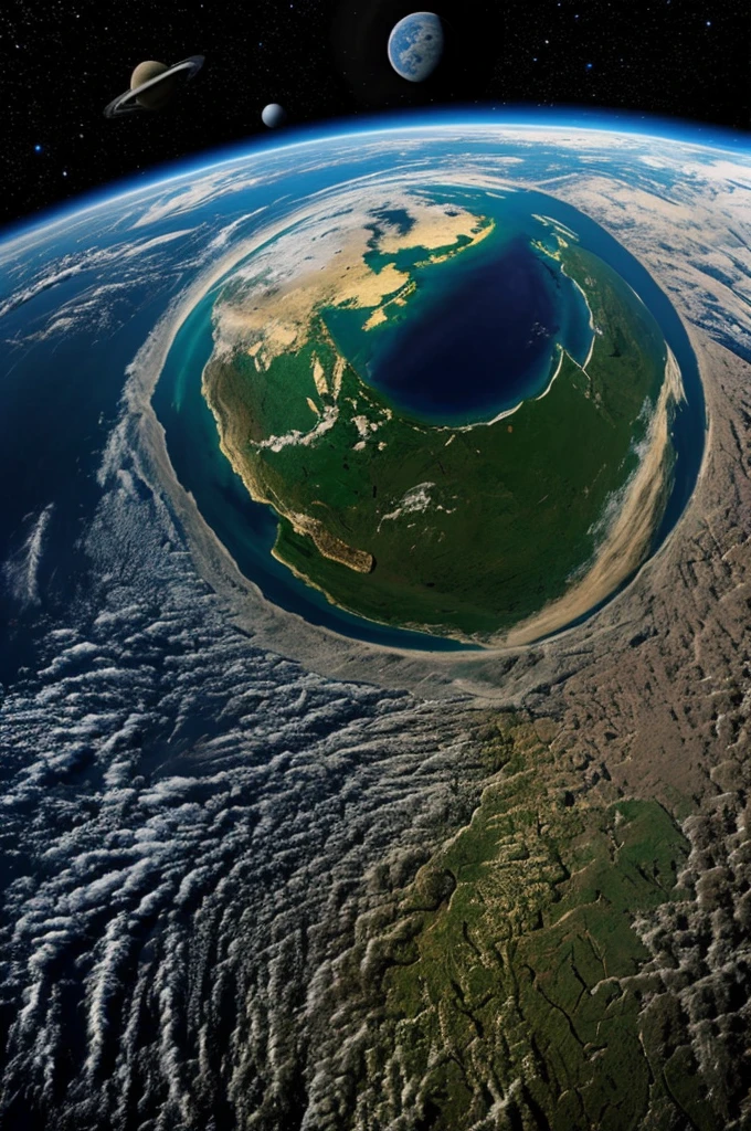 Planet earth after a nuclear attack