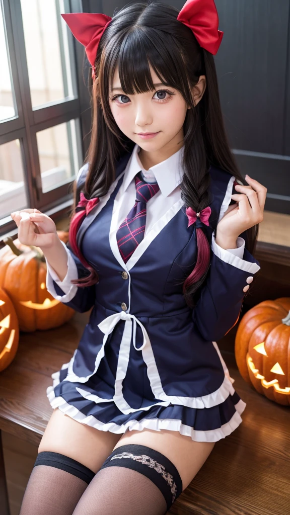 Halloween costumes、High school girl dressed as Koakuma Ageha