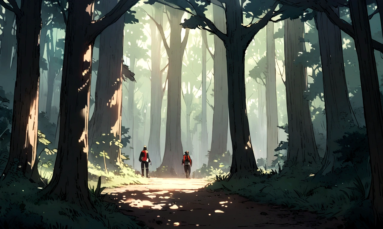 Training site in the forest
