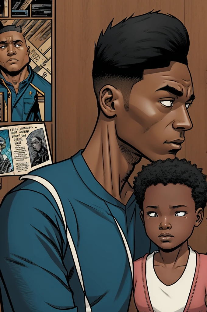 Generate a graphic novel about racism
