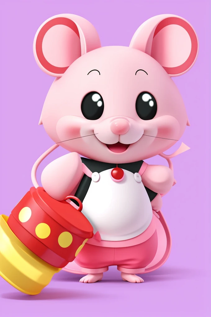 make me a profile picture of an adorable animated kawaii mouse for my candy sales page