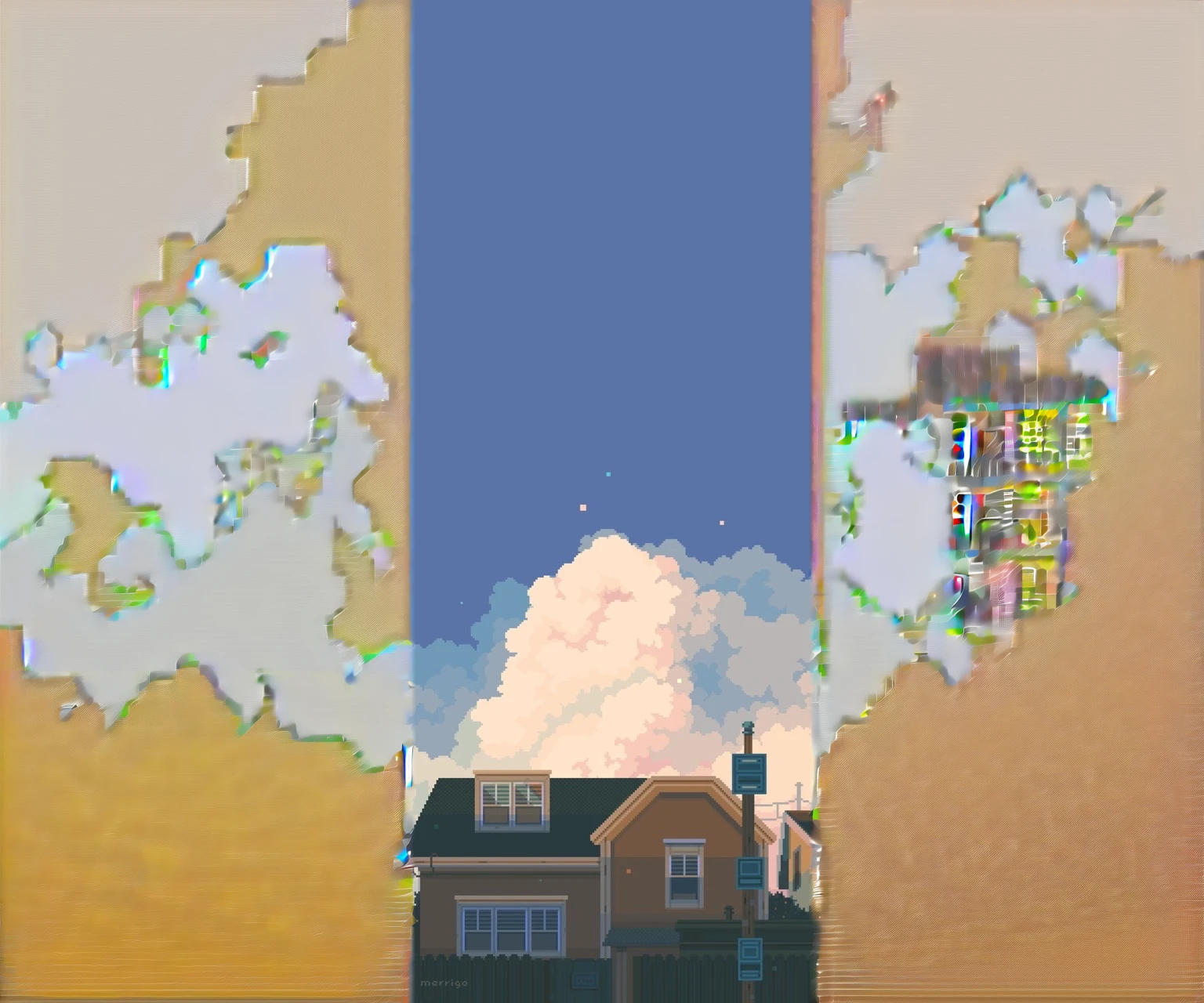 Pixelart, house