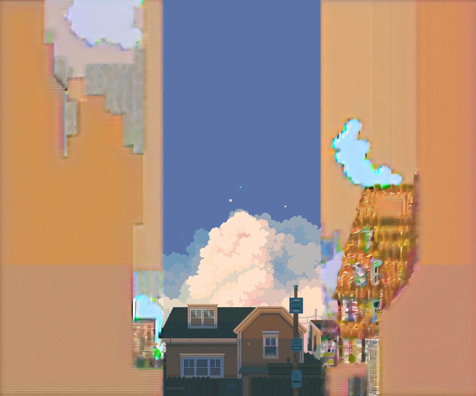 Pixelart, house