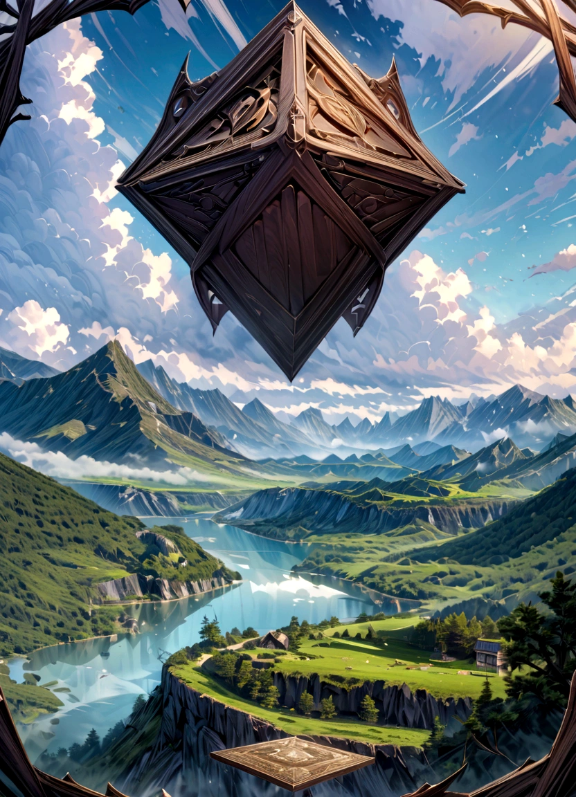 cover,Master piece,hd,book cover,drawing depicting a mountainous landscape and the words 'a picture to represent your life' above, mountain, 1boy, cloud,portada del álbum!, portada de novela litrpg, fanart oficial, detailed arte, portada, highly detailed arte de la cubierta, arte de la cubierta, sobre un acantilado, dnd arte de la cubierta, cubierta del paquete, portada de un nuevo videojuego, board game arte de la cubierta, Portada BD muy detallada, Arte oficial, arte publicado