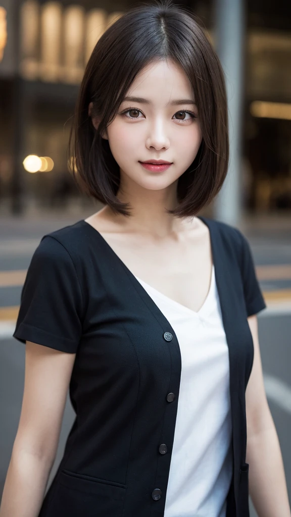 Random pose, Mix 4, (8K, Raw photo, Highest quality, masterpiece: 1.45), (Realistic, Photorealistic: 1.37), One Girl, cute, Laughter、Cityscape, night, Professional Lighting, Plain,garden,Photon Mapping, Radio City, Physically Based Rendering, Gradient black hair, Gray Hair, Hair Straight Bob Cut,Gal,Handsome, With a girl, Big ample breasts,(Nurse uniform:1.3、Long legs),Highest qualityの写真, High resolution, 1080P, (Clear Face), (Detailed face description), (Detailed hand description), (masterpiece), Lifelike, Extreme light and shadow, Disheveled Hair, masterpiece, Rich details, (Beautiful Faces), (Highest qualityの写真), (masterpiece), Look in front of you, Thin clavicle,Emphasis on armpits、Show lower milk,Nipple erection、