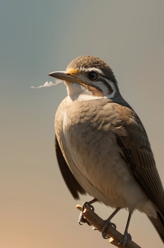 little bird smoking
