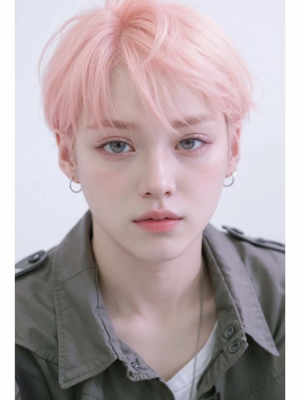 Arafa woman with colored hair sitting at a table, jung jaehyun, adorable and pale korean face, ulzzang inteligente, Kim Doyoung, with short hair, jossi do blackpink, Hong Jun Hyung, Tae June Kim, ulzzang, the hime cut, Jaeyeon Nam, xqc, park jimin, tomboy short platinum hair