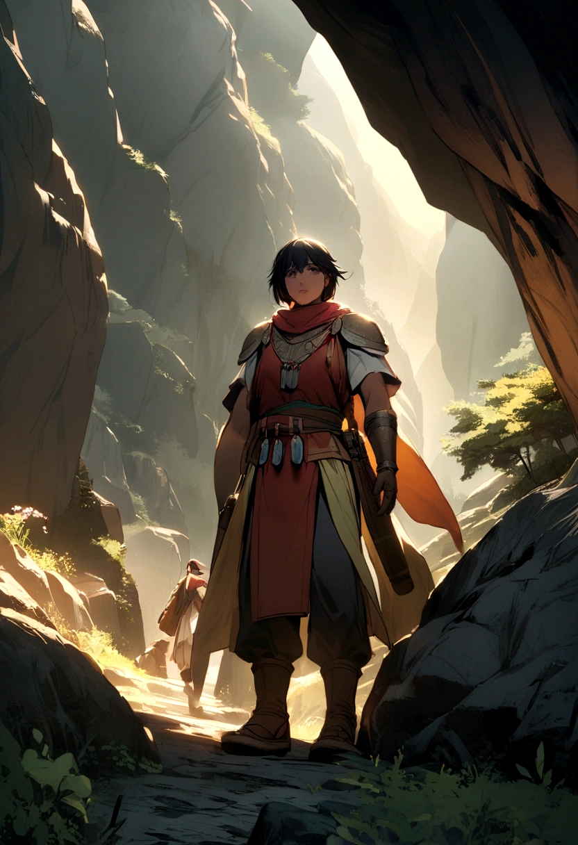 Palla huarca is taken to a hidden cave in the mountains, with supplies and protection amulets.