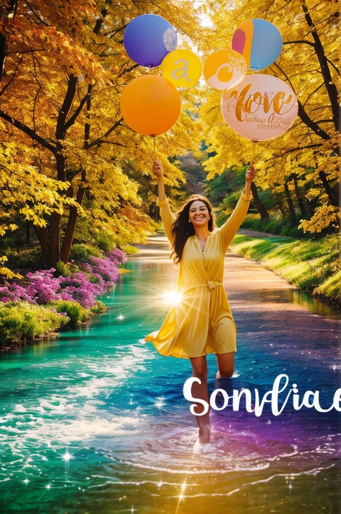 Create an image that manifests love, Peace, abundance