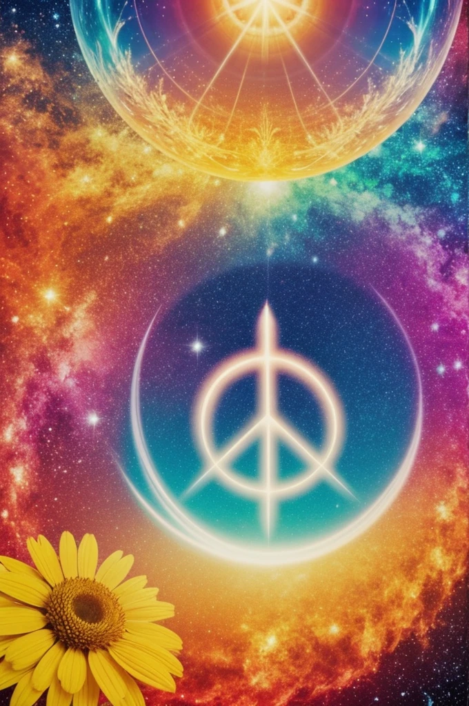 Create an image that manifests love, Peace, abundance