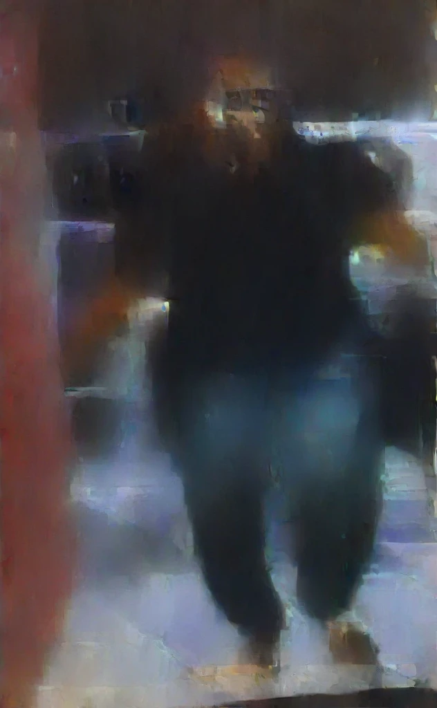 woman in black shirt and jeans standing in kitchen with a dog, middle shot waist up, uhd candid photo of dirty, distant full body shot, black extremely tight jeans, zoomed out full body, standing in a restaurant, wearing jeans, close up to a skinny, low quality video, ( ( ( wearing jeans ) ) ), full body profile camera shot