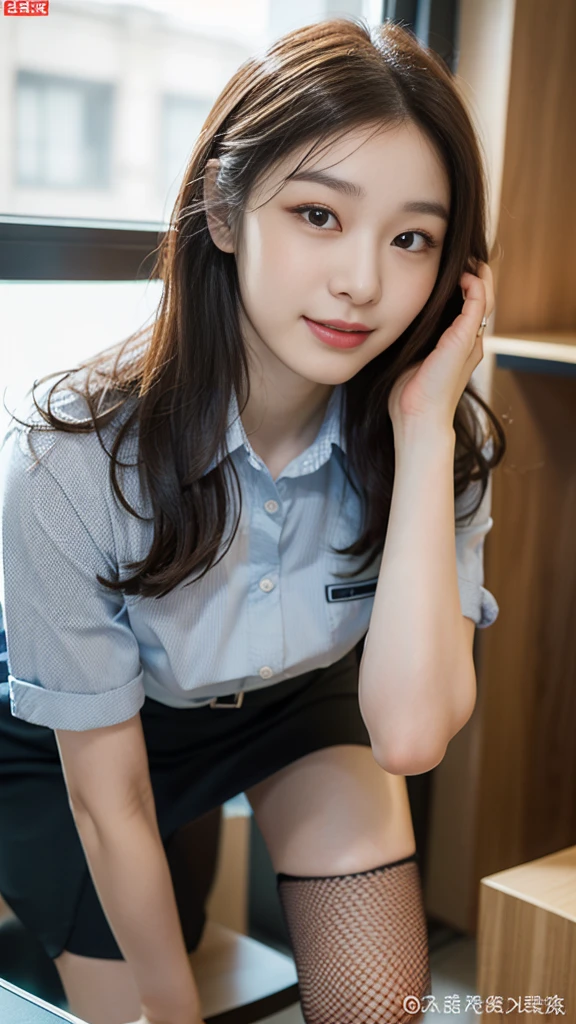 (highest quality, 8K, 32K, masterpiece, UHD:1.3), (Japanese idol:1.3), 1 girl, (E cup:1.2), (medium hair), perfect body, super detailed face, detailed lips, fine eyes, beautiful double, Changing clothes,in a white bedroom, (fascinating), ((Excited:1.5))
